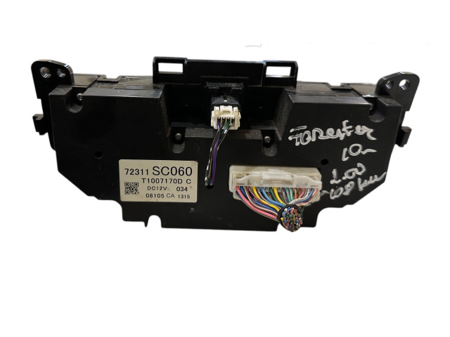 Блок управления климат-контролем 72311SC060, T1007170D   Subaru Forester SH
