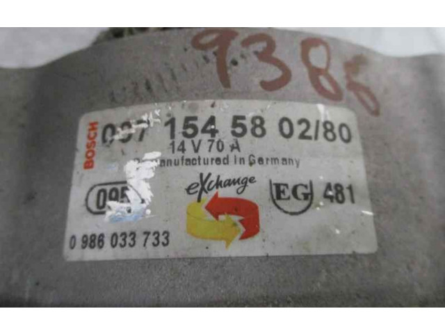 Генератор 0071545802, 0986033733   Mercedes-Benz E W124      