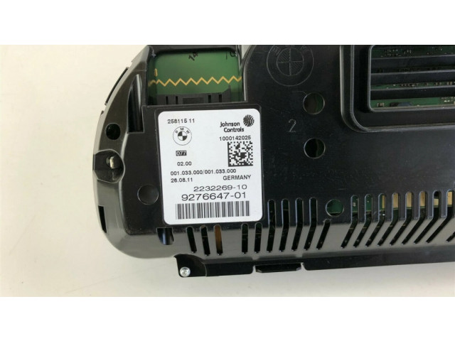 Přístrojová deska BMW 7 F01 F02 F03 F04 2011 9276647, H1997