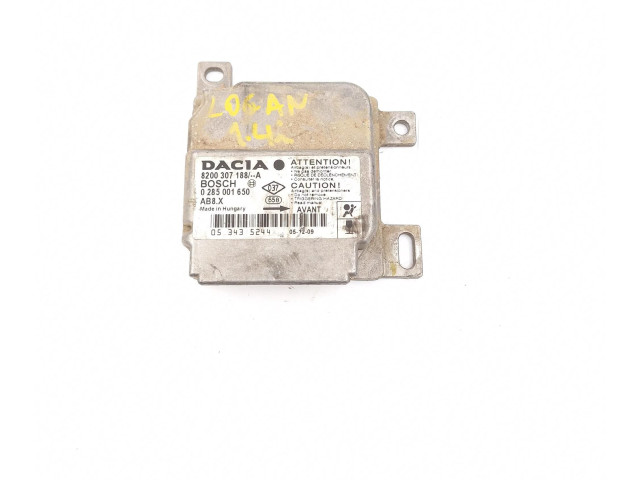 Блок подушек безопасности 8200307188A, 0285001650   Dacia Logan I