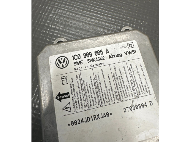 Блок подушек безопасности 1C0909605A, 27030804D   Volkswagen PASSAT B7