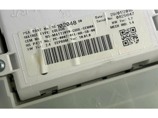 Přístrojová deska  Peugeot 508 2015 9810204880, 9811501580  