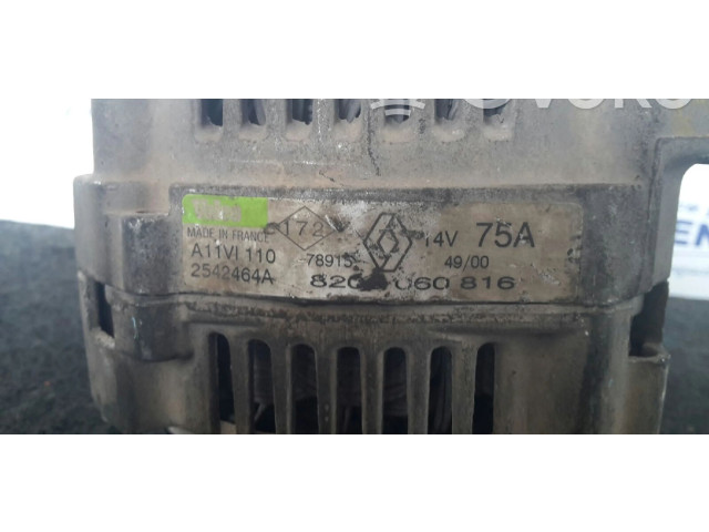 Генератор 8200060816, VALEO Renault Clio II
