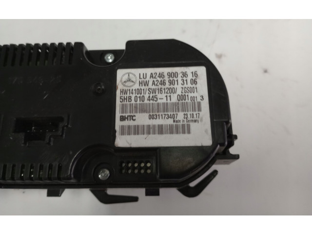 Блок управления климат-контролем A2469003616, A2469003616 Mercedes-Benz A W176