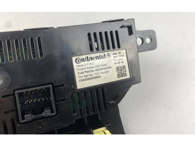 Блок управления климат-контролем 72311AJ03A   Subaru Outback