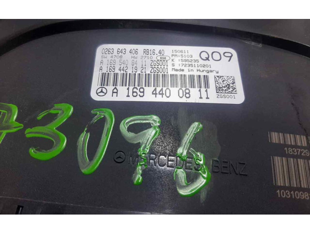 Панель приборов A1694400811 Mercedes-Benz A W169