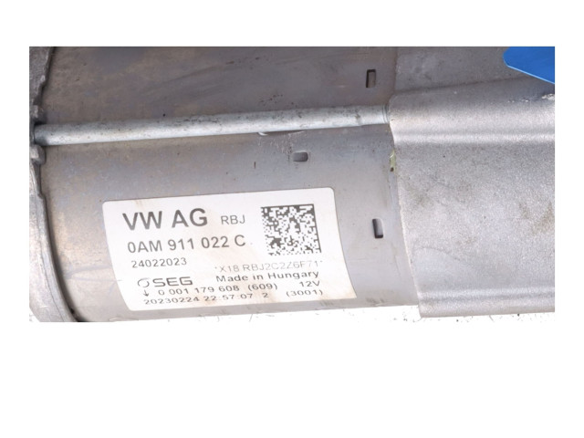 Поршень Стартер 0AM911022C Volkswagen Golf VIII