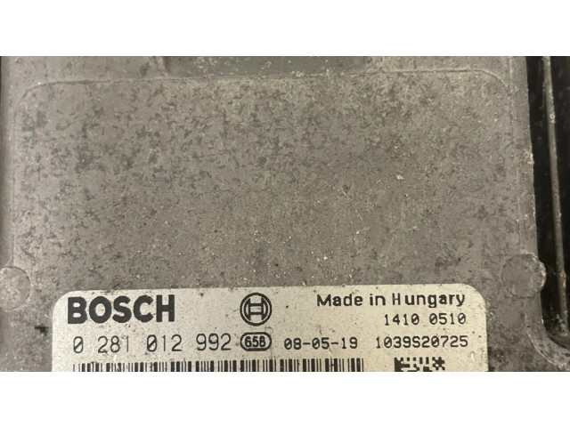 Řídící jednotka 0281012992 Fiat Sedici 2009