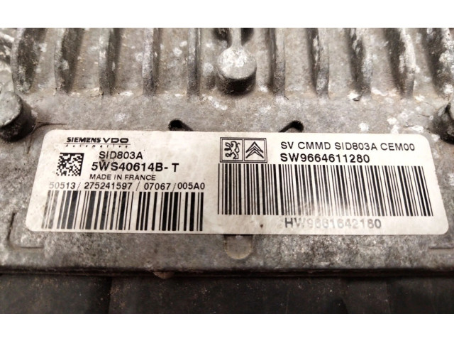 Řídící jednotka 9661642180 Fiat Scudo 2007