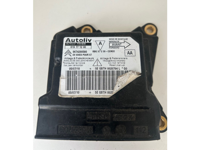 Блок подушек безопасности 9674290580 Citroen C5