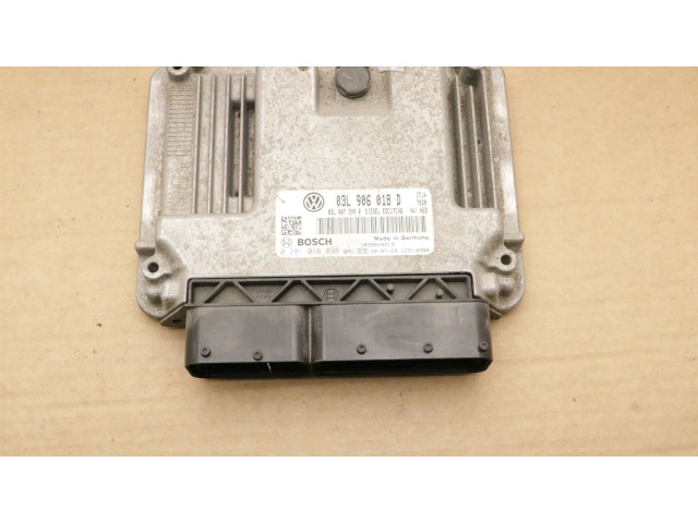 Блок управления двигателя 03L906018D, 0281016898   Volkswagen Touran II