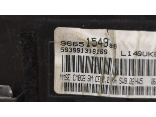 Přístrojová deska  Citroen Berlingo 2008 9665154980, 503001316100  