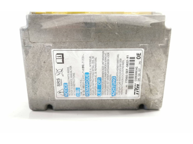 Блок подушек безопасности 77960SEFG822M1, 77960SEFG822M1 Honda Accord