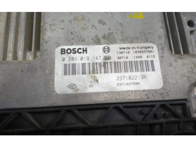 Блок управления двигателя 0281019147, 1039S57881   Dacia Dokker