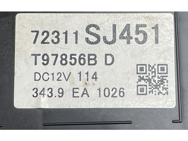 Модуль блока управления кондиционером 72311SJ451, T97856BD   Subaru Forester SK