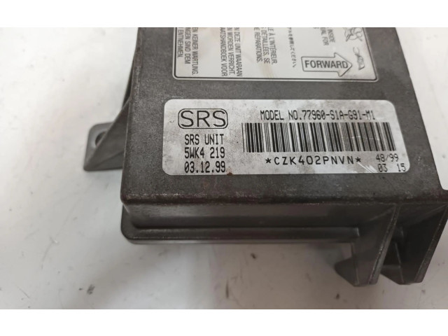 Блок подушек безопасности 77960S1AG91M1 Honda Accord