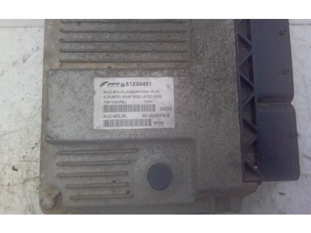 Комплект блоков управления 51854481MJS6F3.PL, 199A3000 Fiat Grande Punto