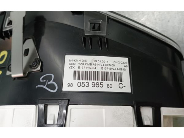 Панель приборов 9805341480, 9805396580 Peugeot 2008 I