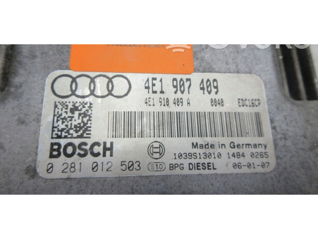 Řídící jednotka 4E1907409 Audi A8 S8 D3 4E 2006