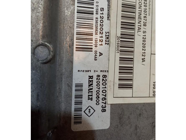 Блок управления двигателя 8201076738, S120202121A   Renault Twingo II