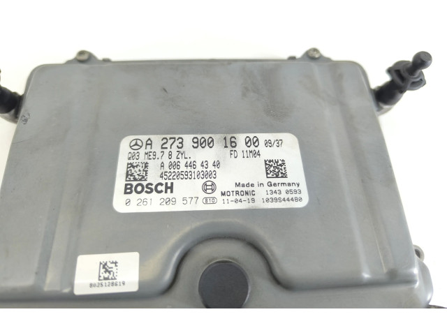 Řídící jednotka a2739001600, 0261209577 Mercedes-Benz GL X164 2011