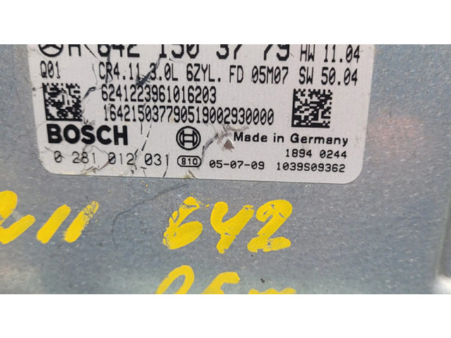 Комплект блоков управления A6421503779, 0281012031 Mercedes-Benz E W211