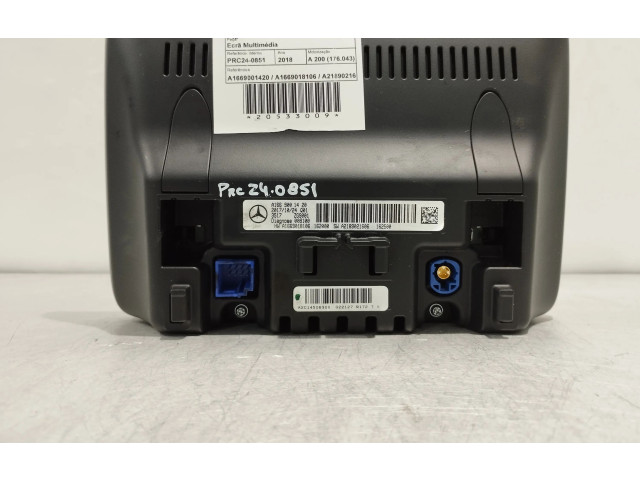 Дисплей    A1669001420, A1669018106   Mercedes-Benz A W176