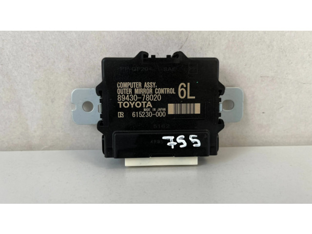 Блок управления 89430-78020, 615230000 Lexus NX