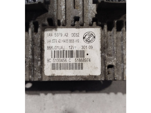 Блок управления двигателя 51868974   Fiat Punto (199)