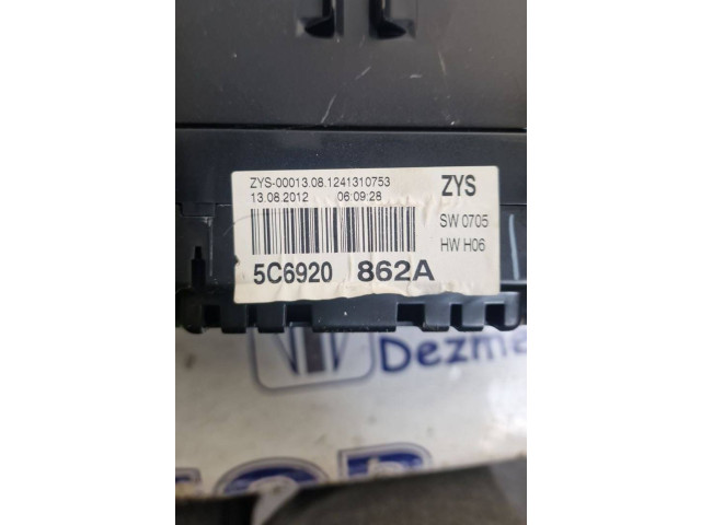 Панель приборов 5C6920862A, 5C6920862A Volkswagen Jetta VI