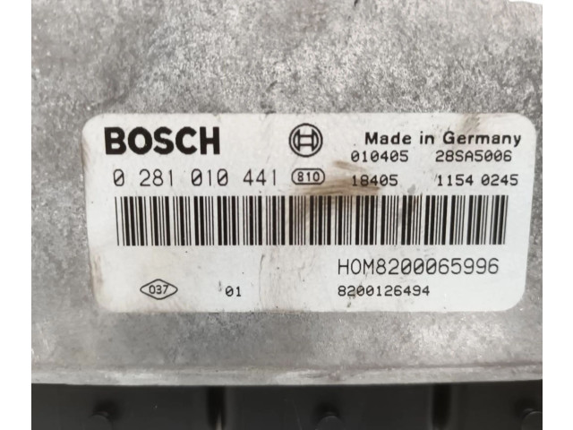 Блок управления двигателем Блок управления 8200065996, 8200065996 Volvo S40, V40