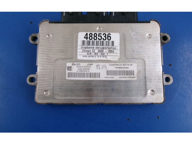 Блок управления двигателем Блок управления 9665424480, 9665424480 Alpine C2