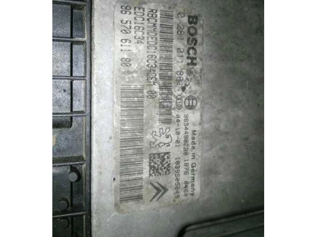 Блок управления 9657061180 Citroen C2
