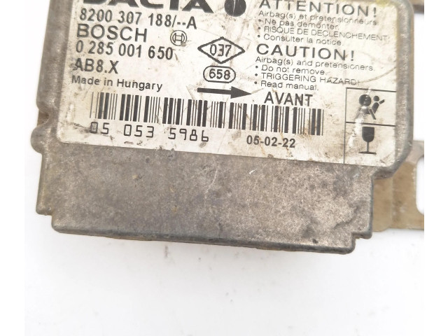 Блок подушек безопасности 8200307188A, 0285001650   Dacia Logan I