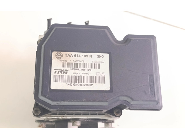 Jednotka ABS 3AA614109, 17654033 Volkswagen PASSAT B7 2011