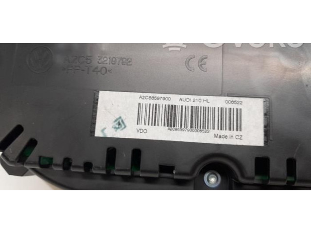 Панель приборов 8XA920930, A2C53321556   Audi A1       