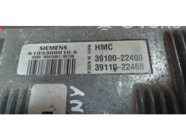 Řídící jednotka 39100, 22460   Hyundai Pony 1989
