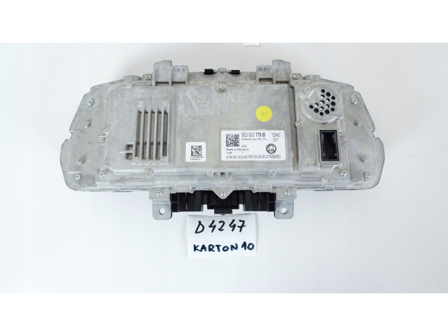 Блок управления климат-контролем 5E3920770B   Skoda Octavia Mk4