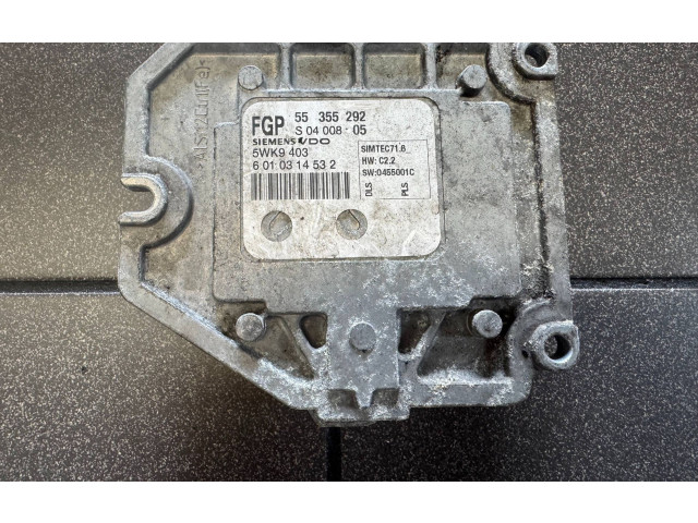 Блок управления двигателем Блок управления 55355292 Chevrolet Vectra