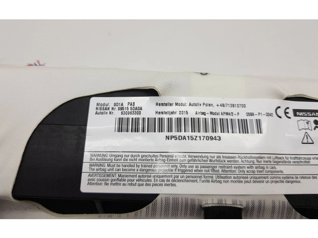 Подушка безопасности пассажира 985155DA0A, 48713810700 Infiniti Q30