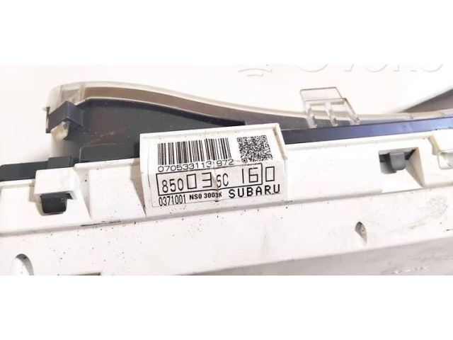 Панель приборов 85003sc160, 0371001 Subaru Forester SH