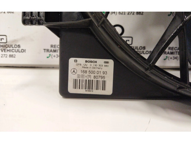 Вентилятор радиатора A1685000193, A1685050155 Mercedes-Benz A W168