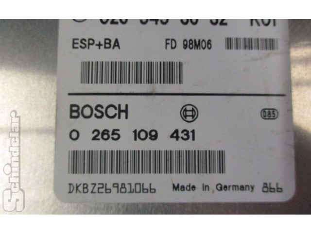 Блок управления АБС 0265453632, 0265453632   Mercedes-Benz A W168