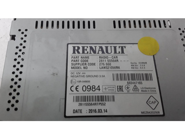 Дисплей 281155564R, 276660 Renault Captur