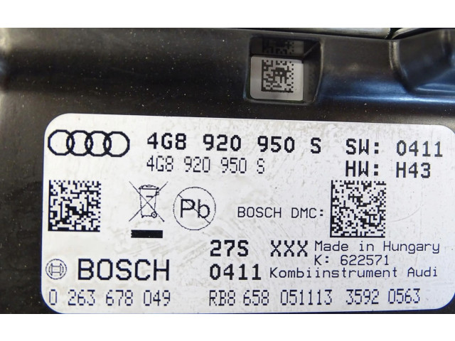 Přístrojová deska Audi A6 C7 2018 16838752799