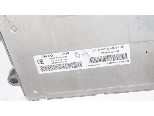 Řídící jednotka 9664127180, 9651696680 Citroen C3 2009