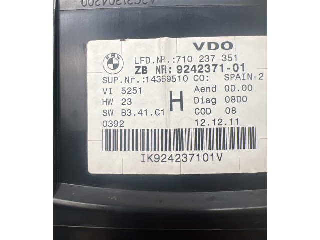 Přístrojová deska BMW X1 E84 2013 9242371, 14369510