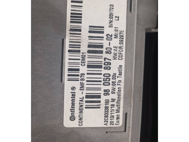 Дисплей 9805089780 Citroen C4 II Picasso