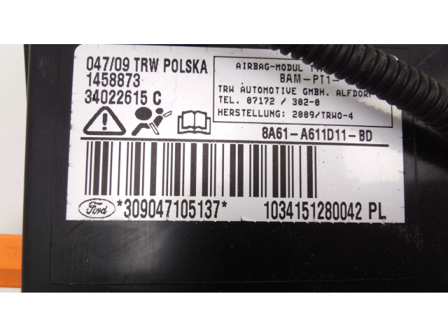 Подушка безопасности в сиденье 8A61A611D11BD Ford Fiesta