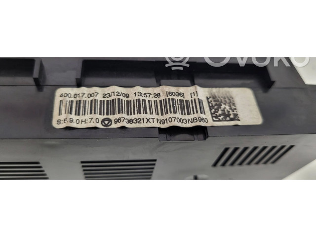 Блок управления кондиционера воздуха / климата/ печки (в салоне)    96738321XT, 400017007   Peugeot 5008